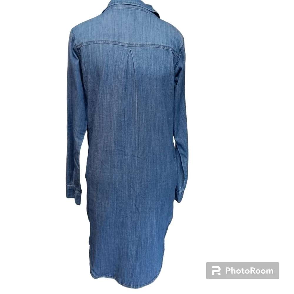 Judy Blue Denim Shirt Dress Women's Size S - Picture 7 of 7